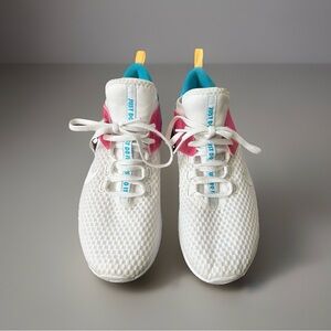 Nike Size 8 Air Max Bella TR 2 Womens White Pink Blue Running Shoes Sneakers